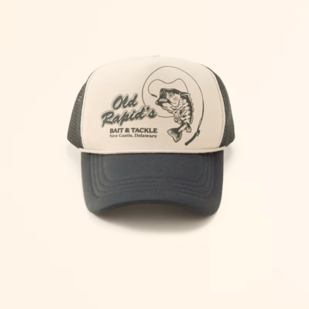 70s Graphic Green Trucker Hat